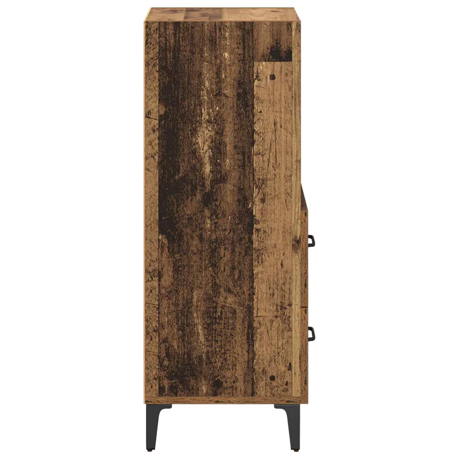 Buffet Bois ancien 34 x 34,5 x 90 cm Bois d'ingénierie - 7