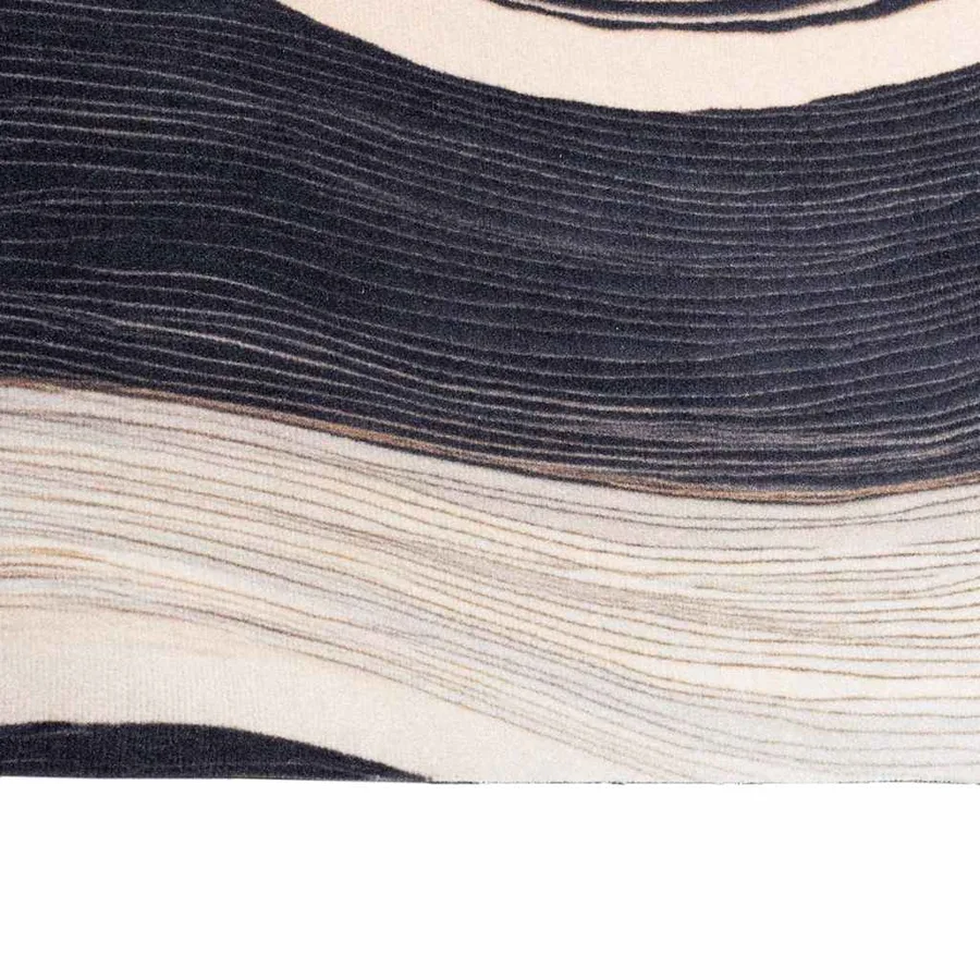 Tapis de Cuisine Noir 150 x 45 cm Velours - 5