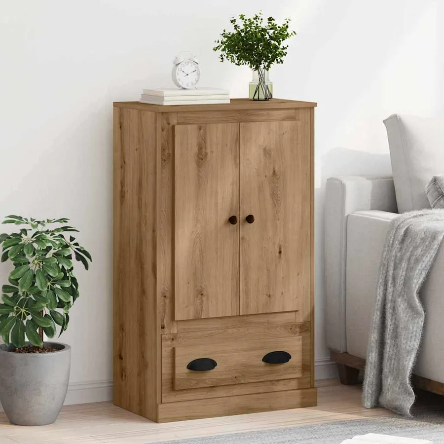Haut Armoire Chêne artisanal 60 x 35,5 x 103,5 cm - 4