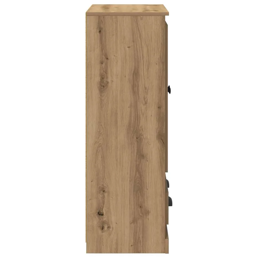 Haut Armoire Chêne artisanal 60 x 35,5 x 103,5 cm - 7