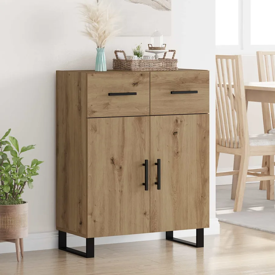 Buffet Chêne artisanal 69,5 x 34 x 90 cm Bois d'ingénierie