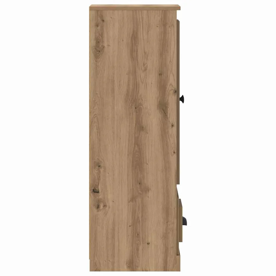 Haut Armoire 3 pcs Chêne artisanal 132 x 35,5 x 103,5 cm - 10