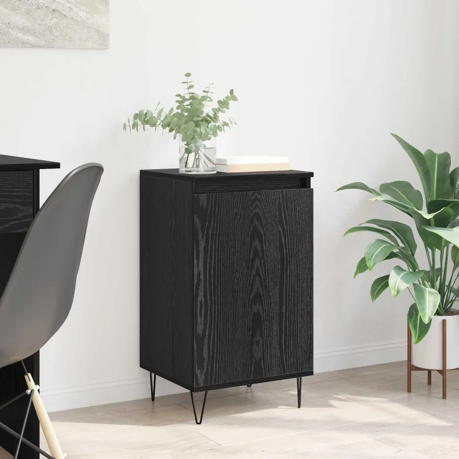 Buffet Chêne noir 40 x 35 x 70 cm Bois d'ingénierie