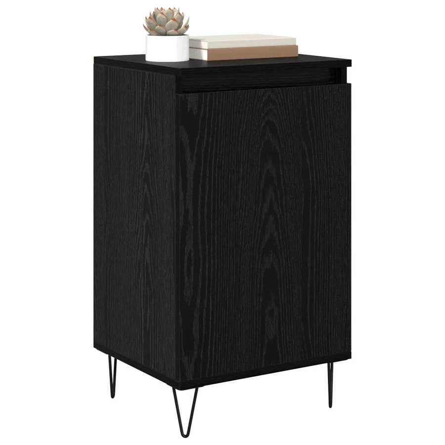 Buffet Chêne noir 40 x 35 x 70 cm Bois d'ingénierie - 3