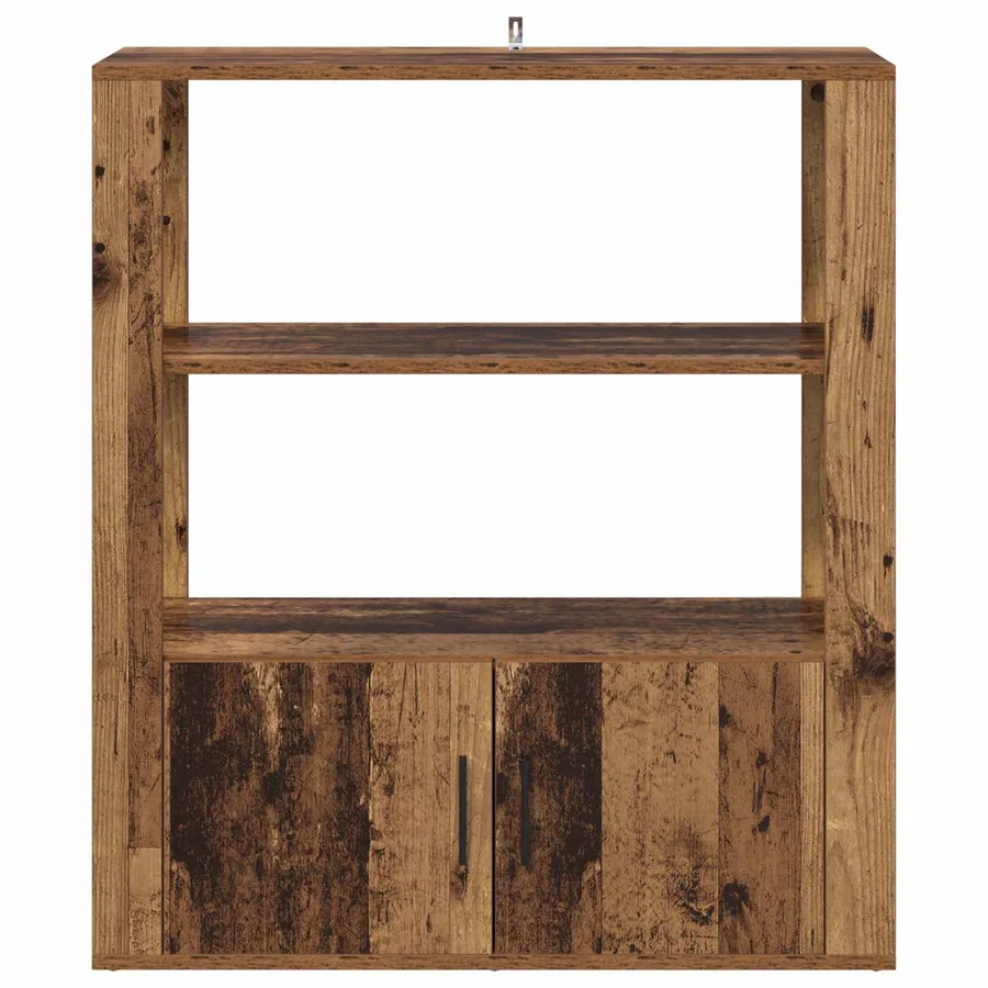 Buffet Bois ancien 30 x 80 x 90 cm Bois d'ingénierie - 6