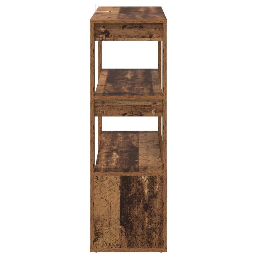 Buffet Bois ancien 30 x 80 x 90 cm Bois d'ingénierie - 7