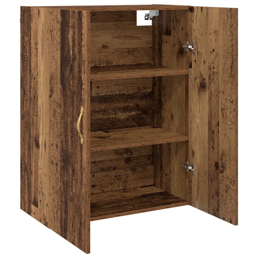 Armoire Murale 2 pcs Bois ancien 69,5 x 34 x 90 cm - 6