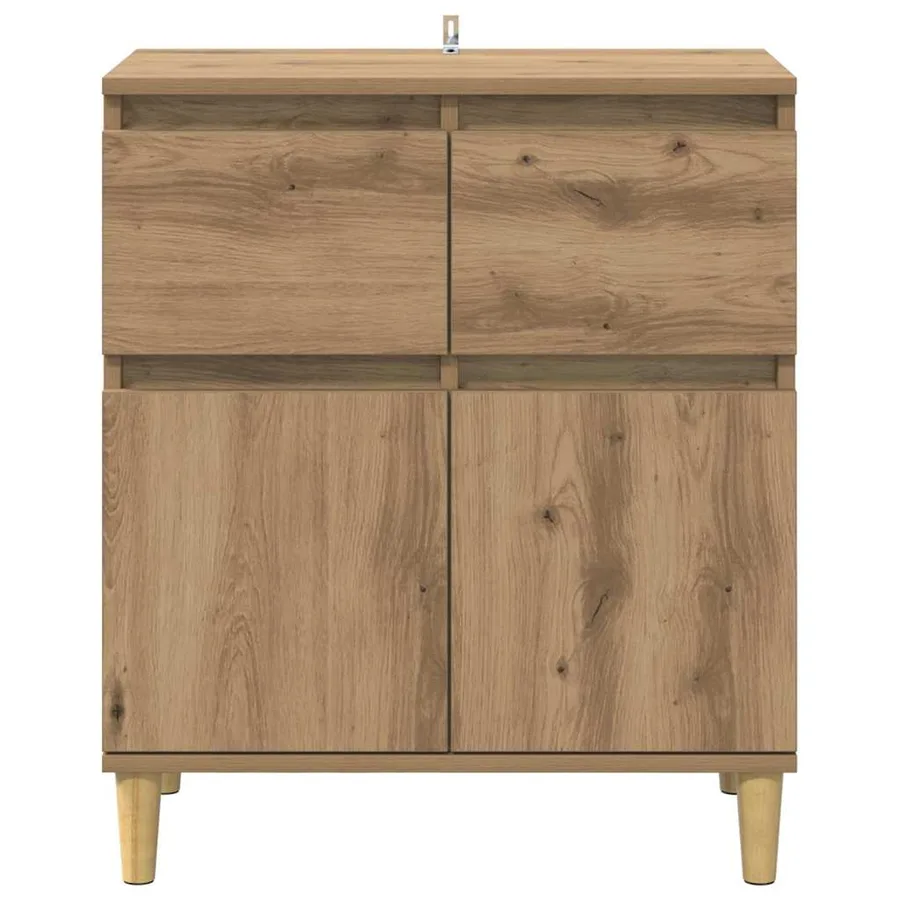 Buffet Chêne artisanal 60 x 35 x 70 cm Bois d'ingénierie - 6