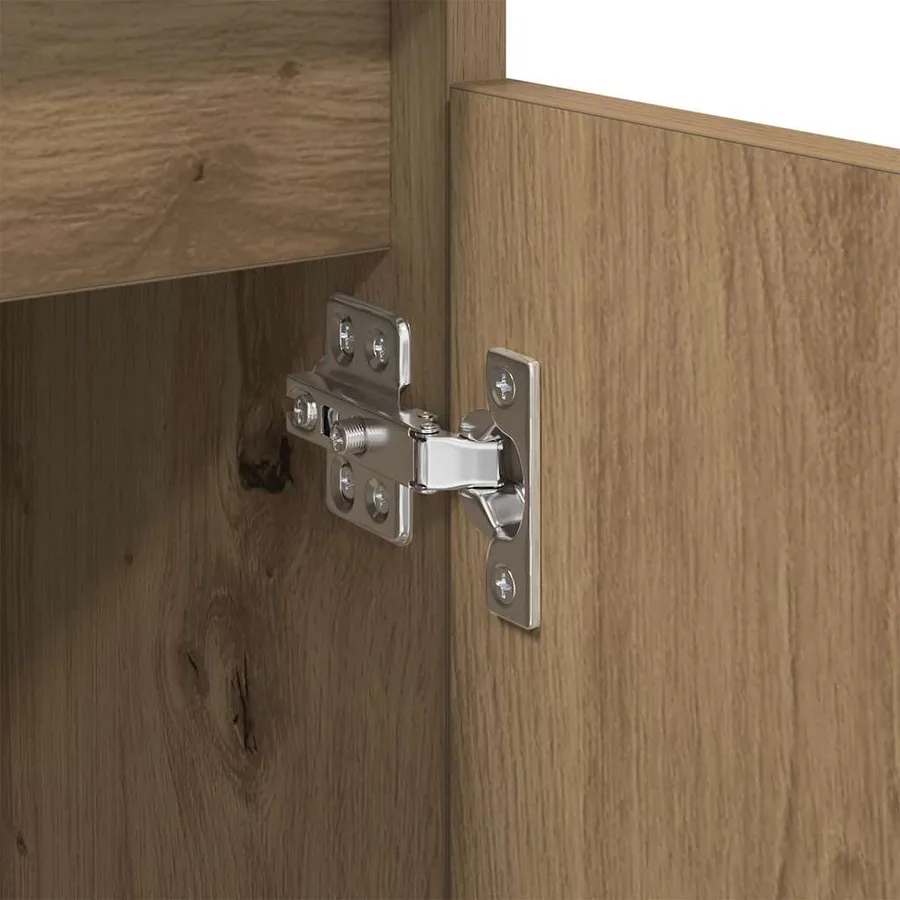 Buffet Chêne artisanal 60 x 35 x 70 cm Bois d'ingénierie - 9