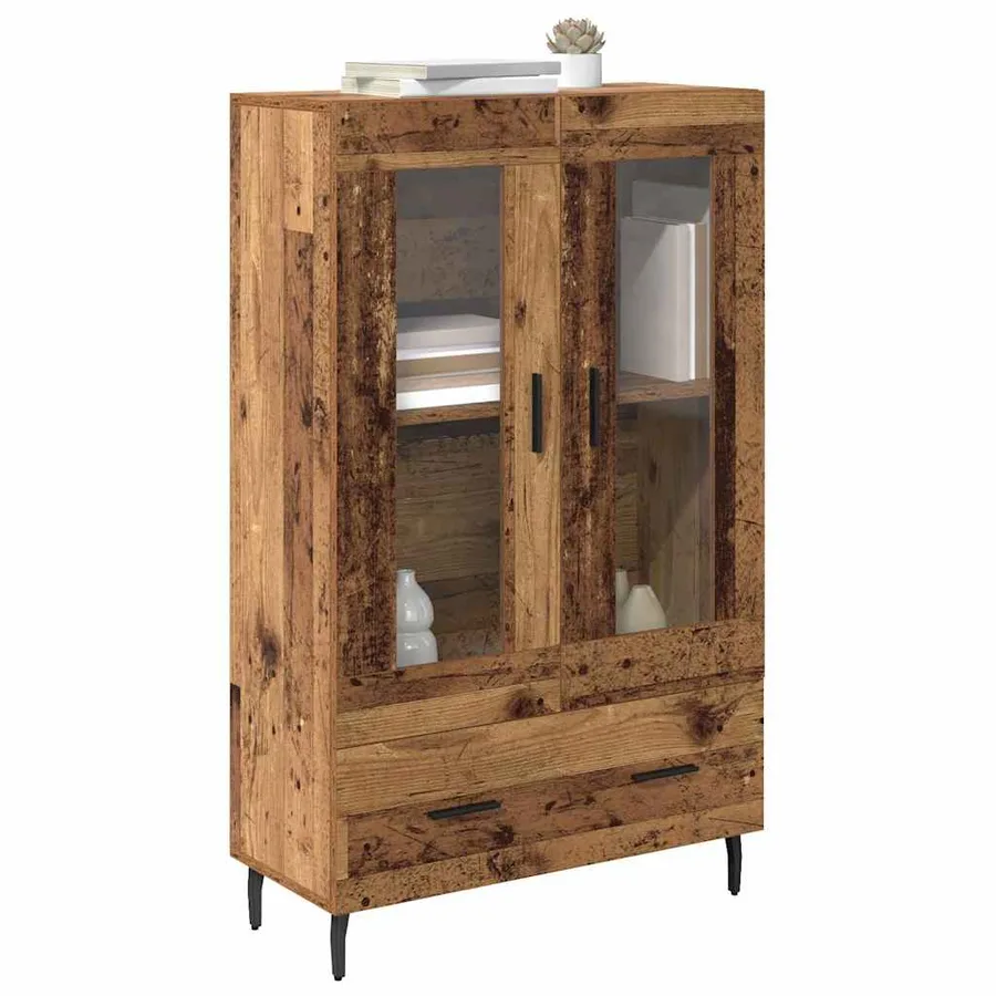 Haut Armoire Bois Ancien 69,5 x 31 x 115 cm Bois d'ingénierie - 3