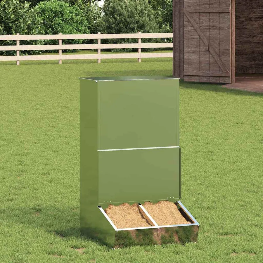 Distributeur de porcs Argent 55 x 51 x 91,5 cm Acier galvanisé