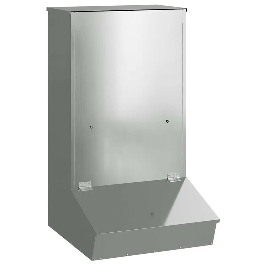 Distributeur de porcs Argent 55 x 51 x 91,5 cm Acier galvanisé - 2