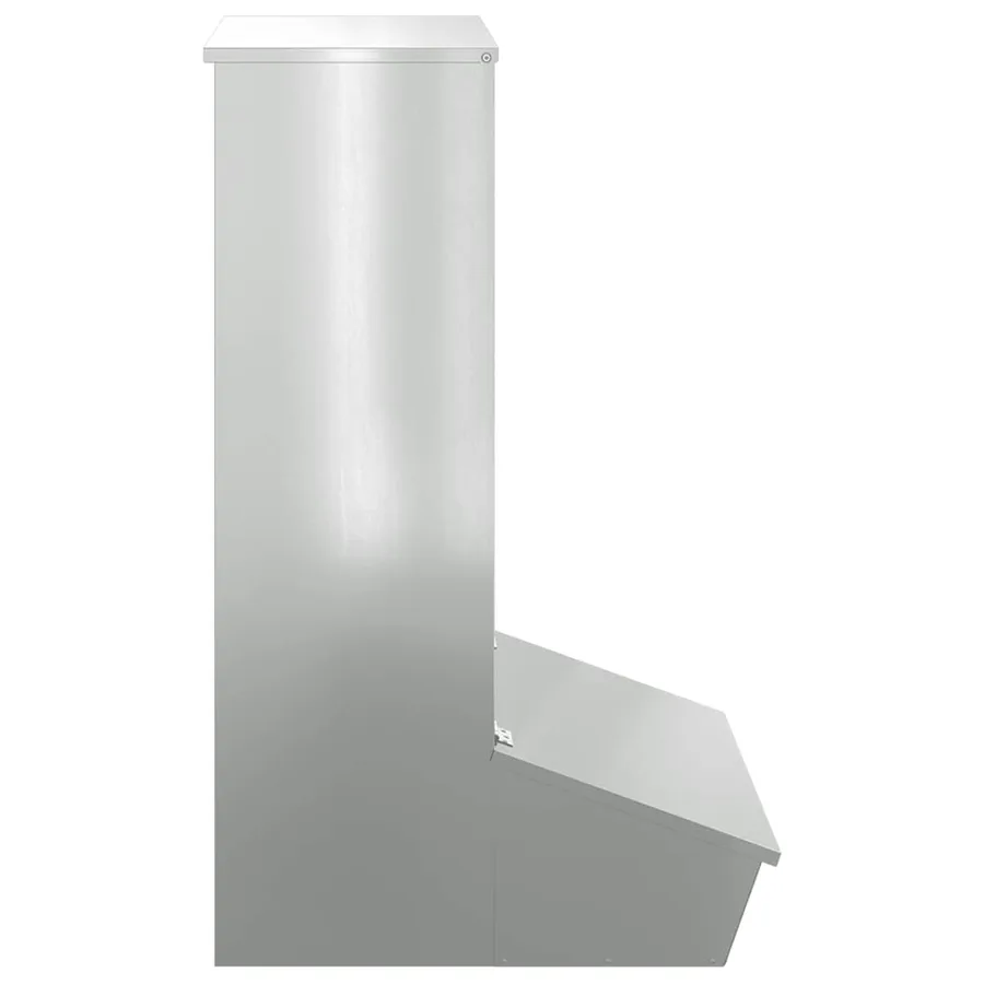 Distributeur de porcs Argent 55 x 51 x 91,5 cm Acier galvanisé - 5