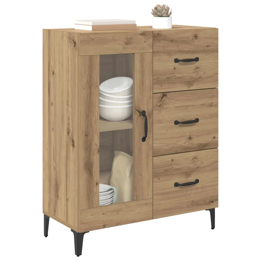 Buffet Chêne artisanal 69,5 x 34 x 90 cm - 3