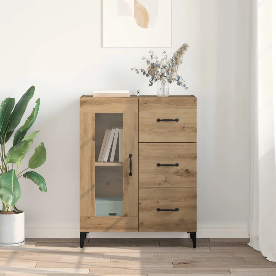 Buffet Chêne artisanal 69,5 x 34 x 90 cm - 4