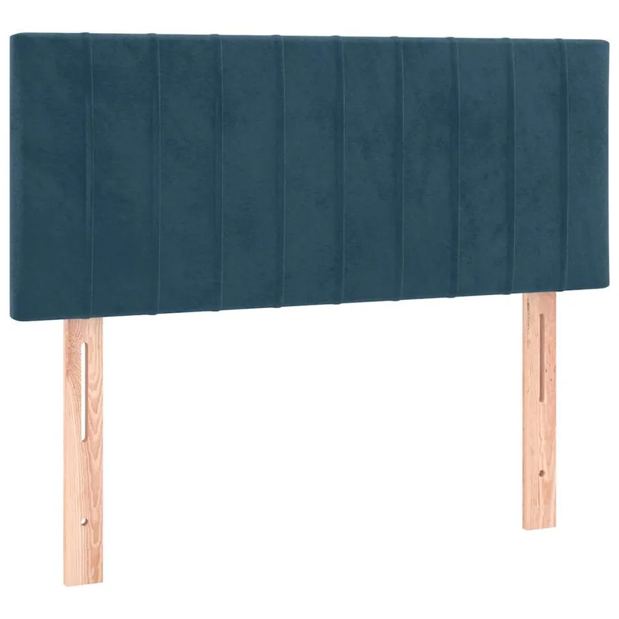Tête de lit Bleu foncé 90x5x78/88 cm Velours - 2