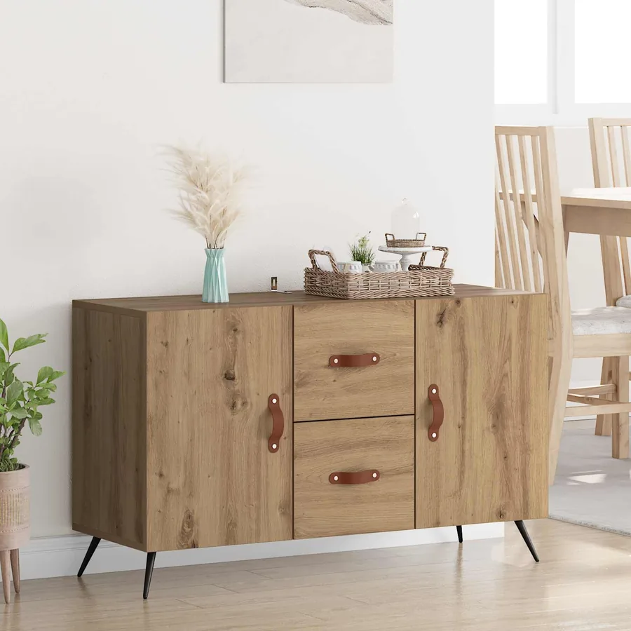 Buffet Chêne artisanal 100 x 36 x 60 cm Bois d'ingénierie