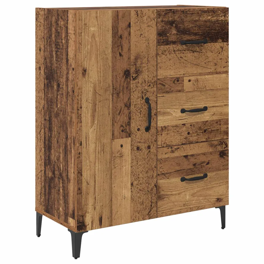 Buffet Bois ancien 69,5 x 34 x 90 cm Bois d'ingénierie - 2