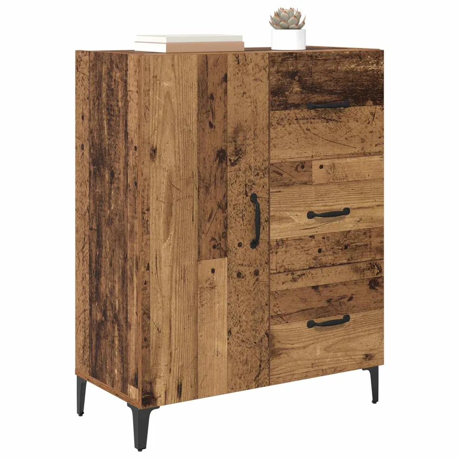 Buffet Bois ancien 69,5 x 34 x 90 cm Bois d'ingénierie - 3