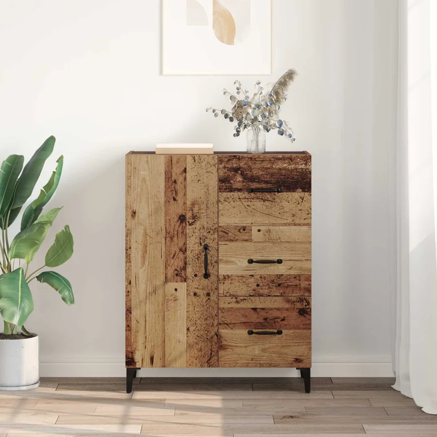 Buffet Bois ancien 69,5 x 34 x 90 cm Bois d'ingénierie - 4