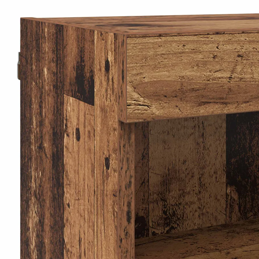 Unité murale de TV 6 pcs Bois Ancien Bois d'ingénierie - 11