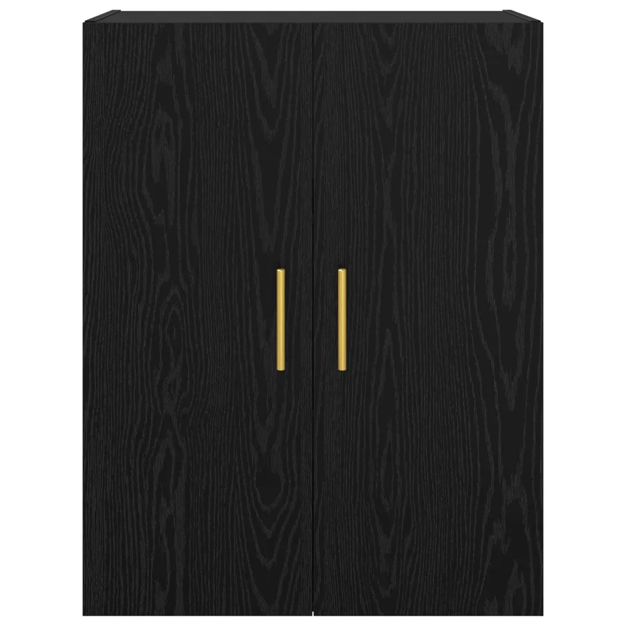 Meuble mural Chêne noir 69,5 x 34 x 90 cm Bois d'ingénierie - 6