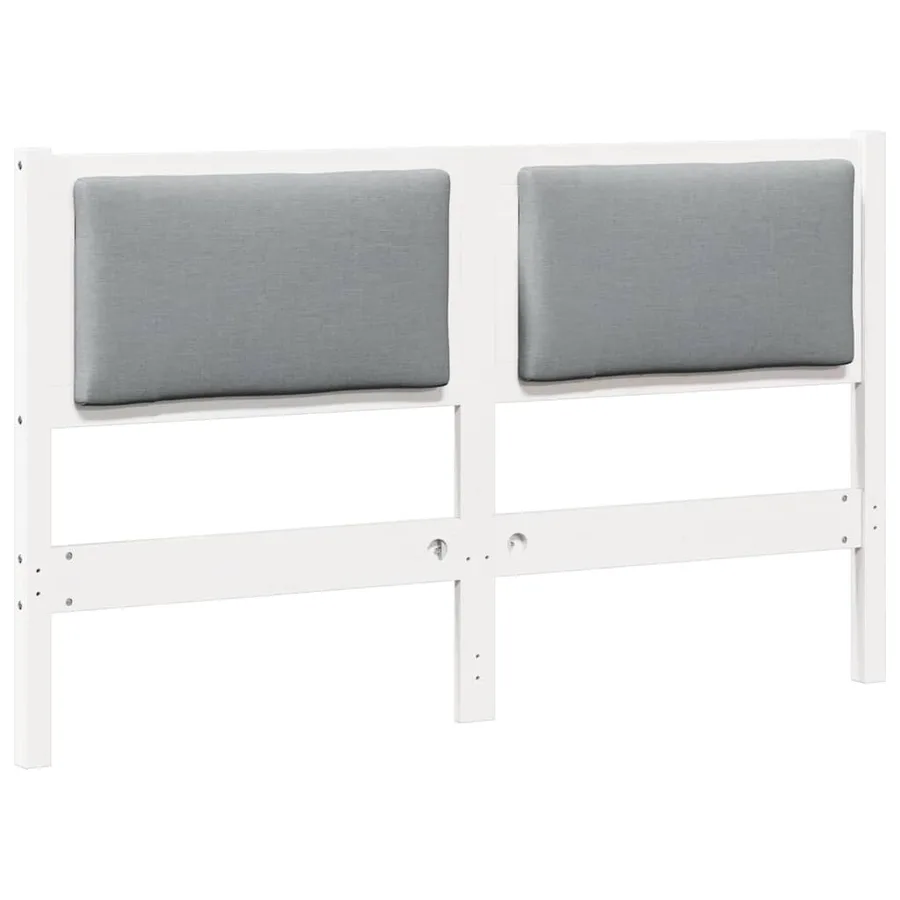 Tête de lit Autre Blanc 150 cm Bois massif en pin - 2