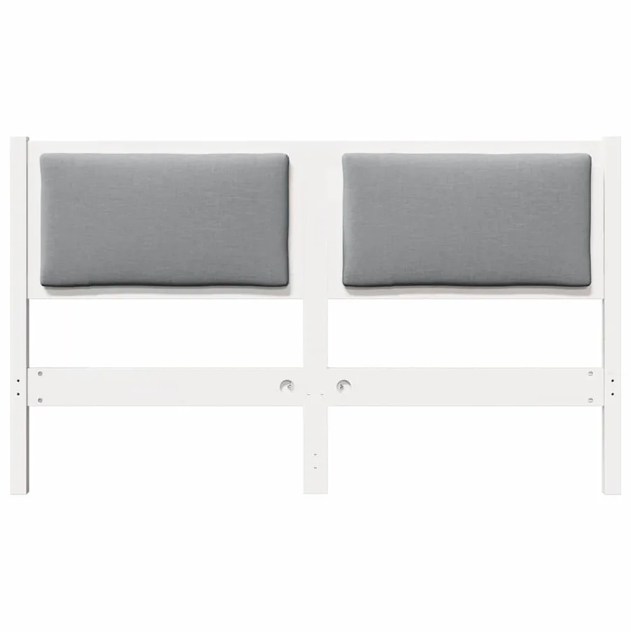 Tête de lit Autre Blanc 150 cm Bois massif en pin - 4