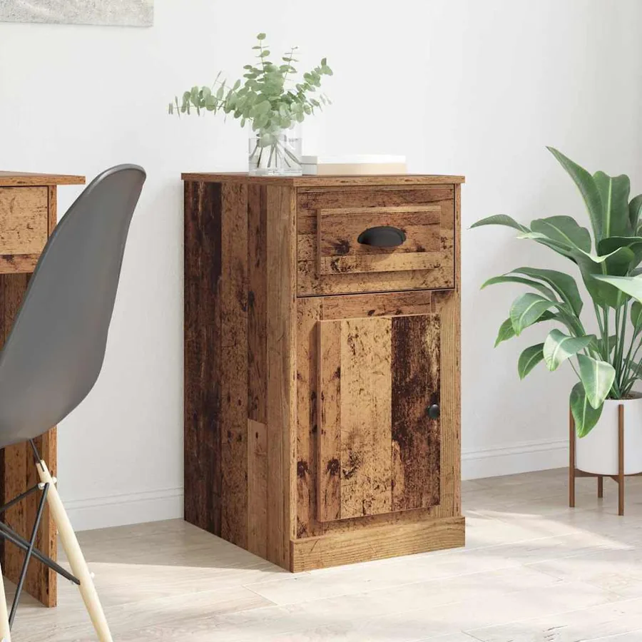 Meuble d'appoint Bois ancien 40 x 50 x 75 cm Bois d'ingénierie