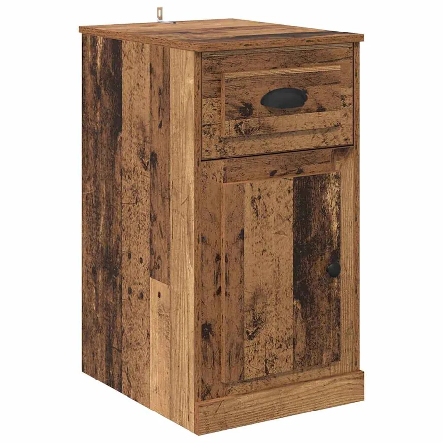Meuble d'appoint Bois ancien 40 x 50 x 75 cm Bois d'ingénierie - 2