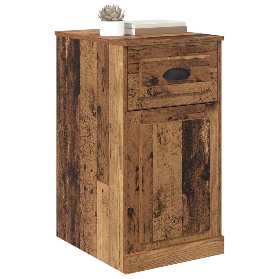 Meuble d'appoint Bois ancien 40 x 50 x 75 cm Bois d'ingénierie - 3