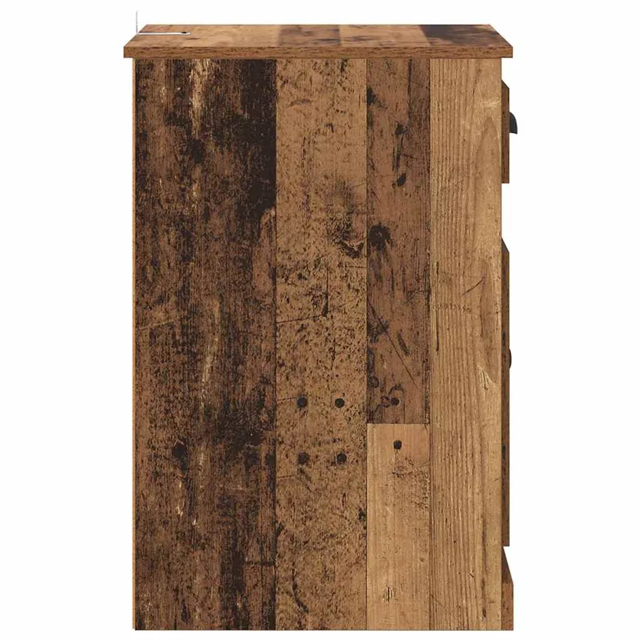 Meuble d'appoint Bois ancien 40 x 50 x 75 cm Bois d'ingénierie - 7