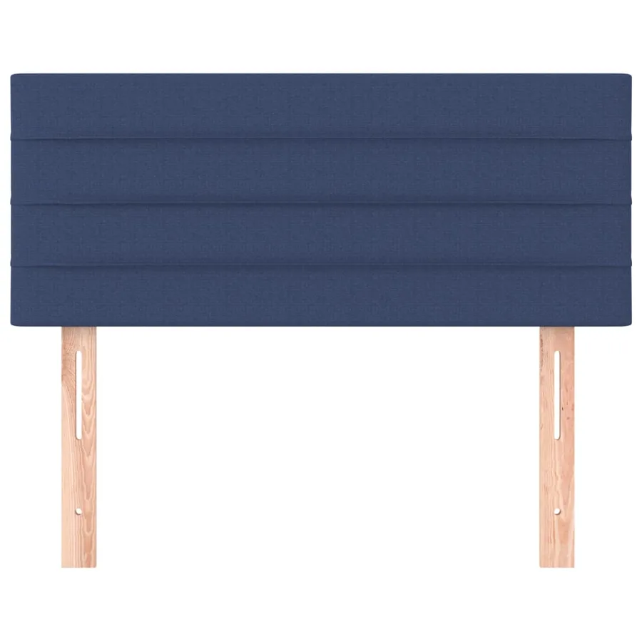 Tête de lit Bleu 100x5x78/88 cm Tissu - 3