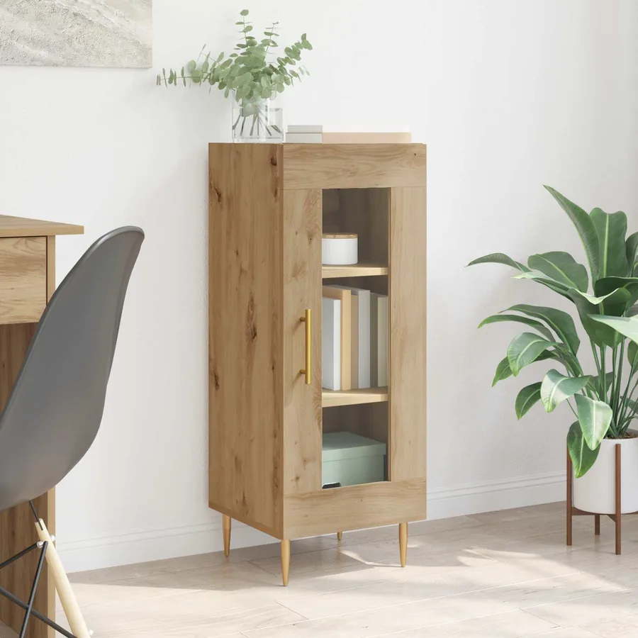 Buffet chêne artisanal 34 x 34,5 x 90 cm Bois d'ingénierie