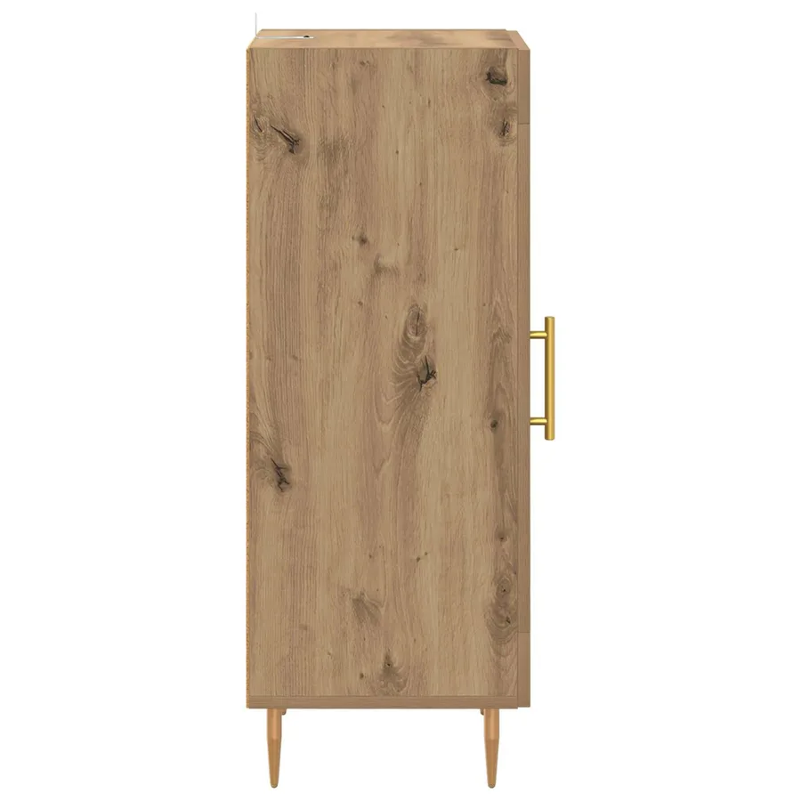 Buffet chêne artisanal 34 x 34,5 x 90 cm Bois d'ingénierie - 7