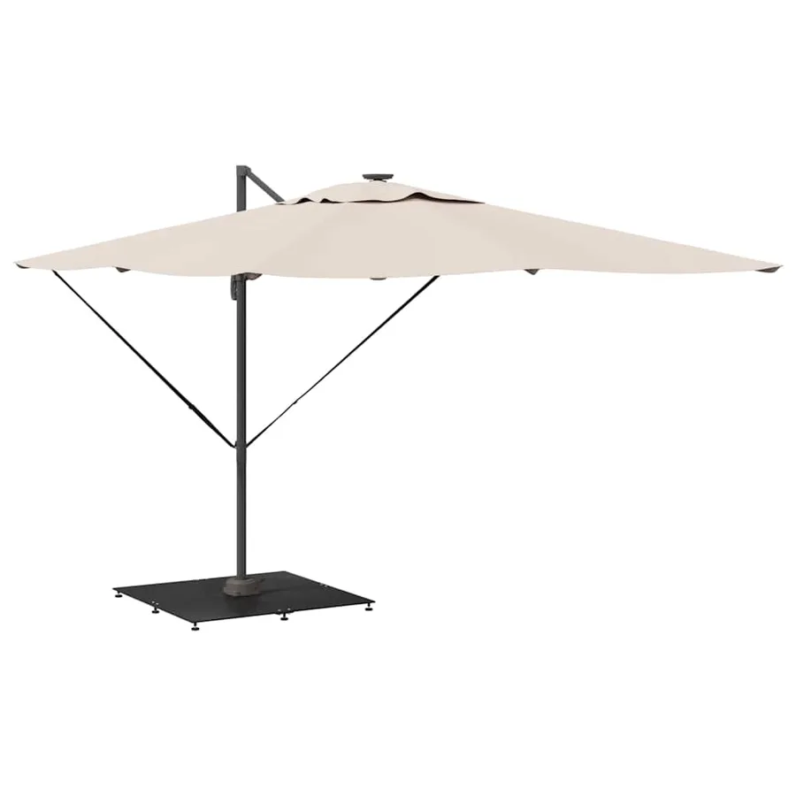 Pied de parasol Noir 100 x 100 x 4 cm Acier - 3