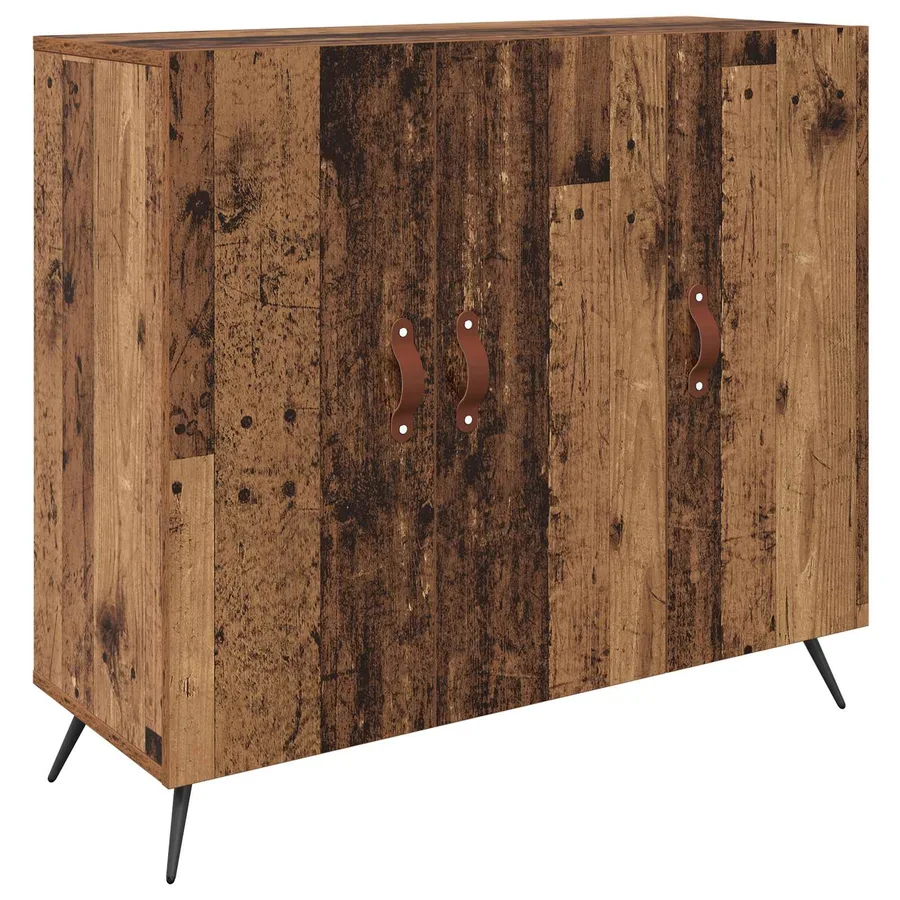 Buffet Bois ancien 89,5 x 34 x 80 cm Bois d'ingénierie - 2