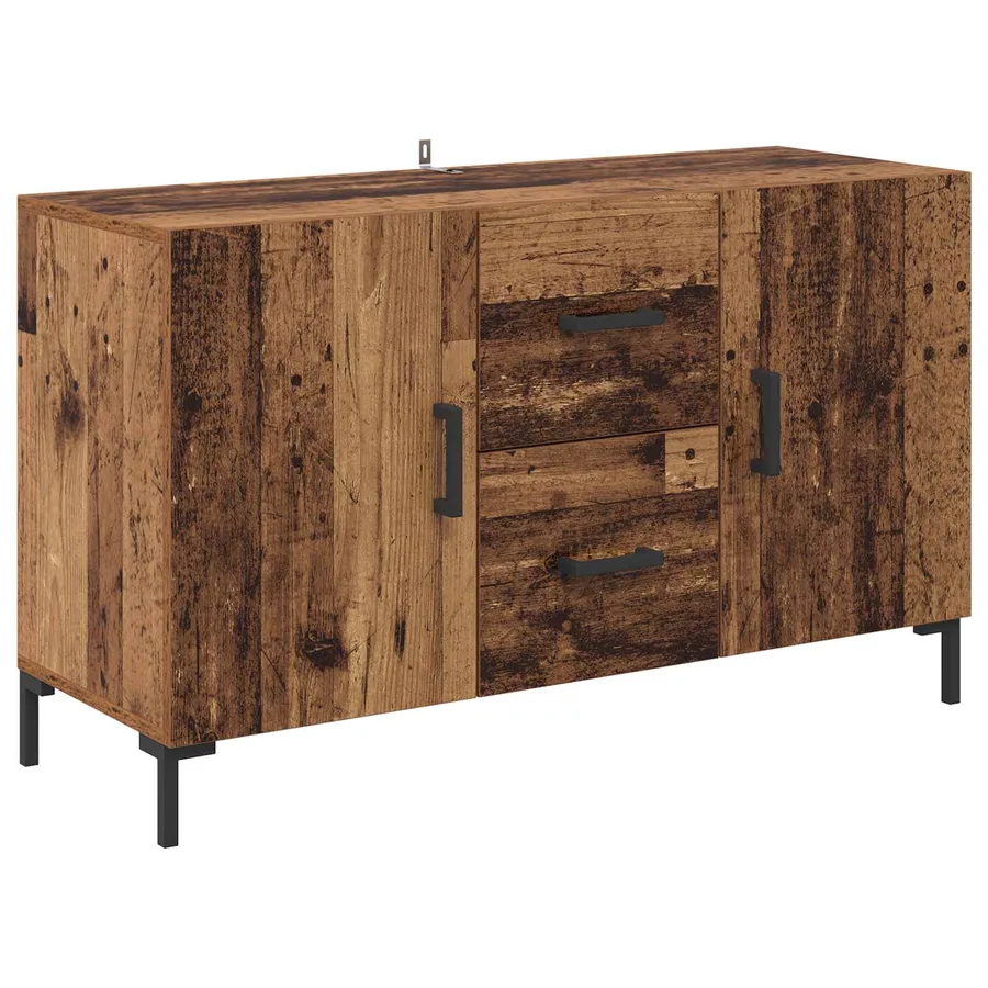 Buffet Bois Ancien 100 x 36 x 60 cm Bois d'ingénierie - 2