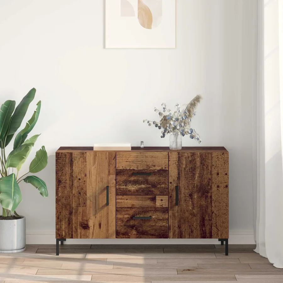 Buffet Bois Ancien 100 x 36 x 60 cm Bois d'ingénierie - 4