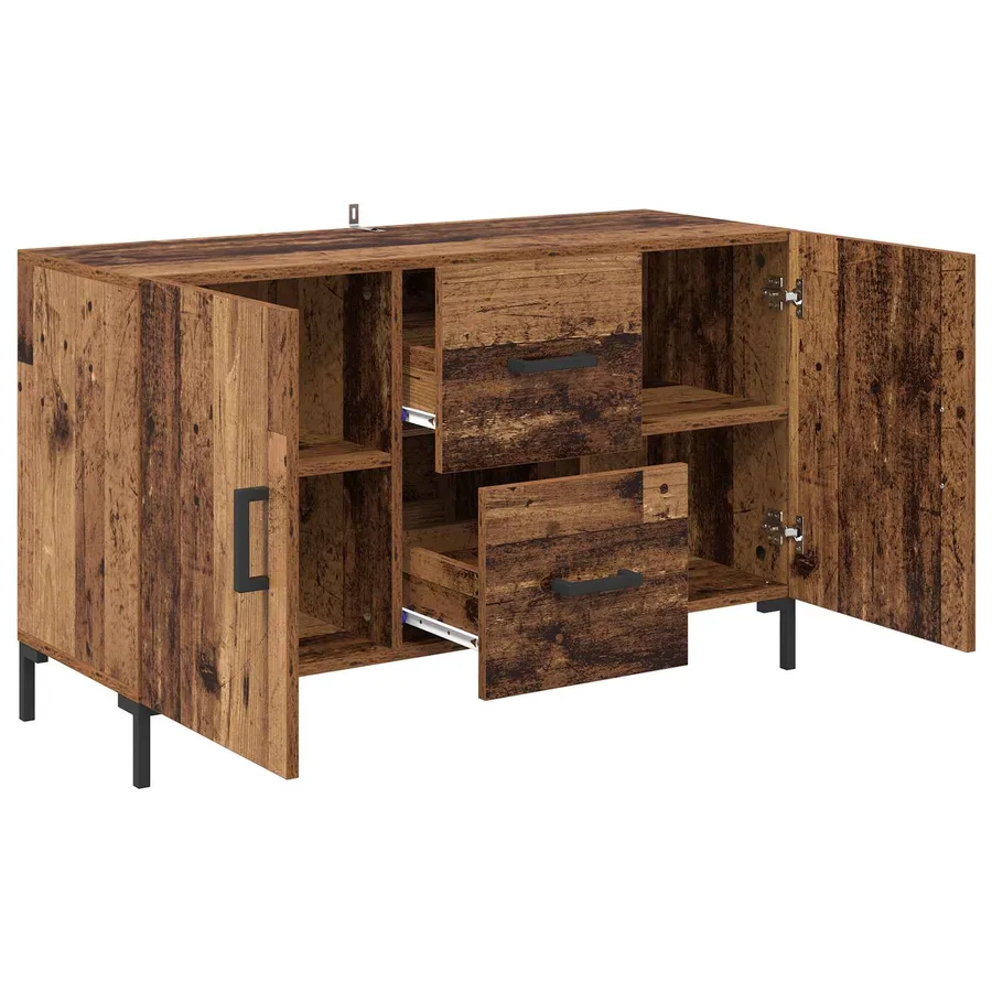 Buffet Bois Ancien 100 x 36 x 60 cm Bois d'ingénierie - 5