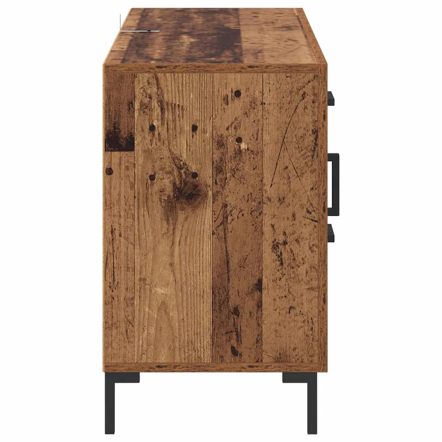 Buffet Bois Ancien 100 x 36 x 60 cm Bois d'ingénierie - 7