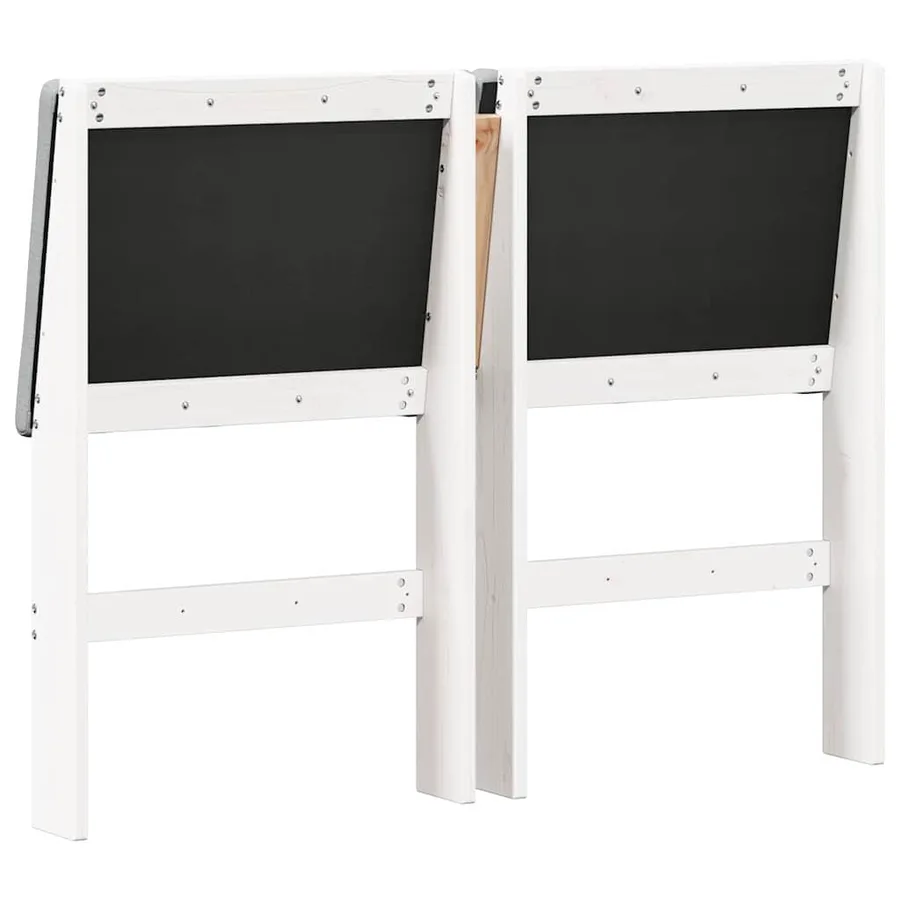 Tête de lit capitonnée Gris clair 135 cm Pin massif - 6