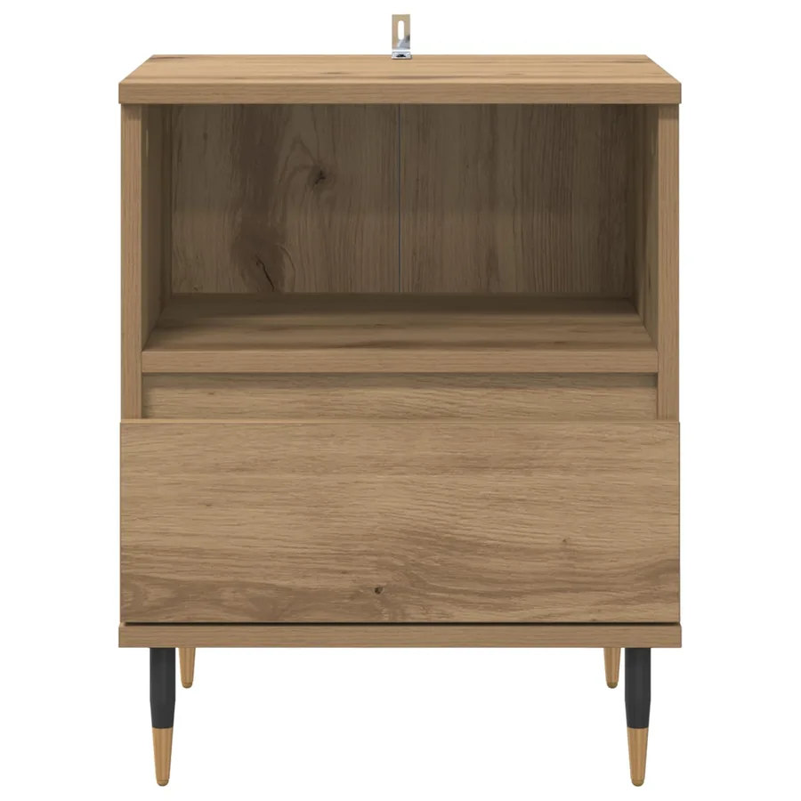 Cabinet de chevet Chêne artisanal 40 x 35 x 50 cm - 6