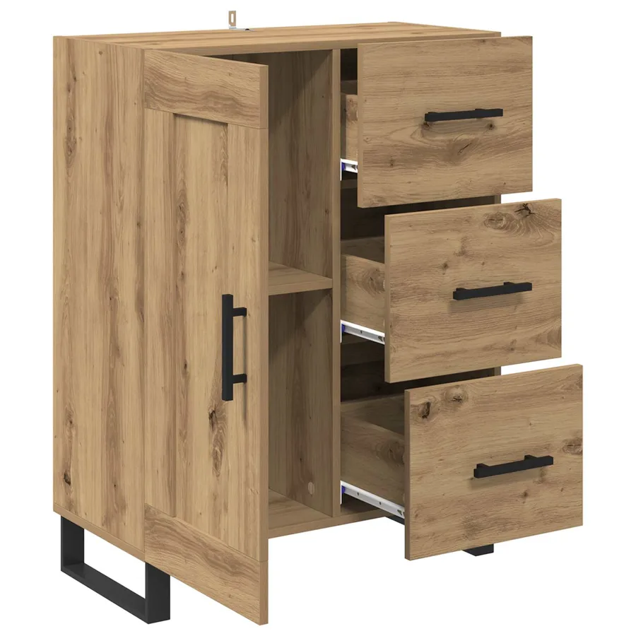 Buffet Chêne artisanal 69,5 x 34 x 90 cm - 5