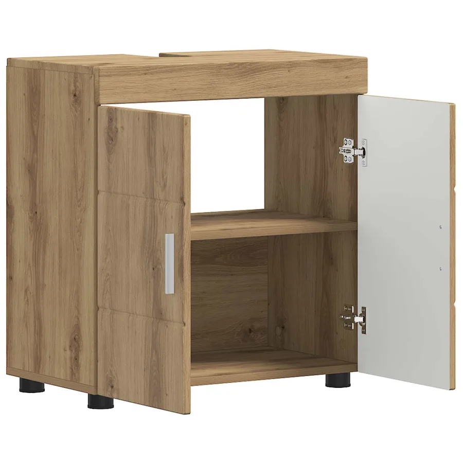 Ensemble d'armoire de salle de bain TULUM Chêne artisanal - 5