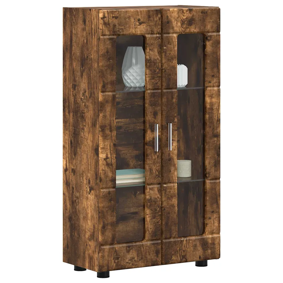 Buffet FLORIN Chêne fumé 55,5 x 29 x 100 cm Bois d'ingénierie - 3