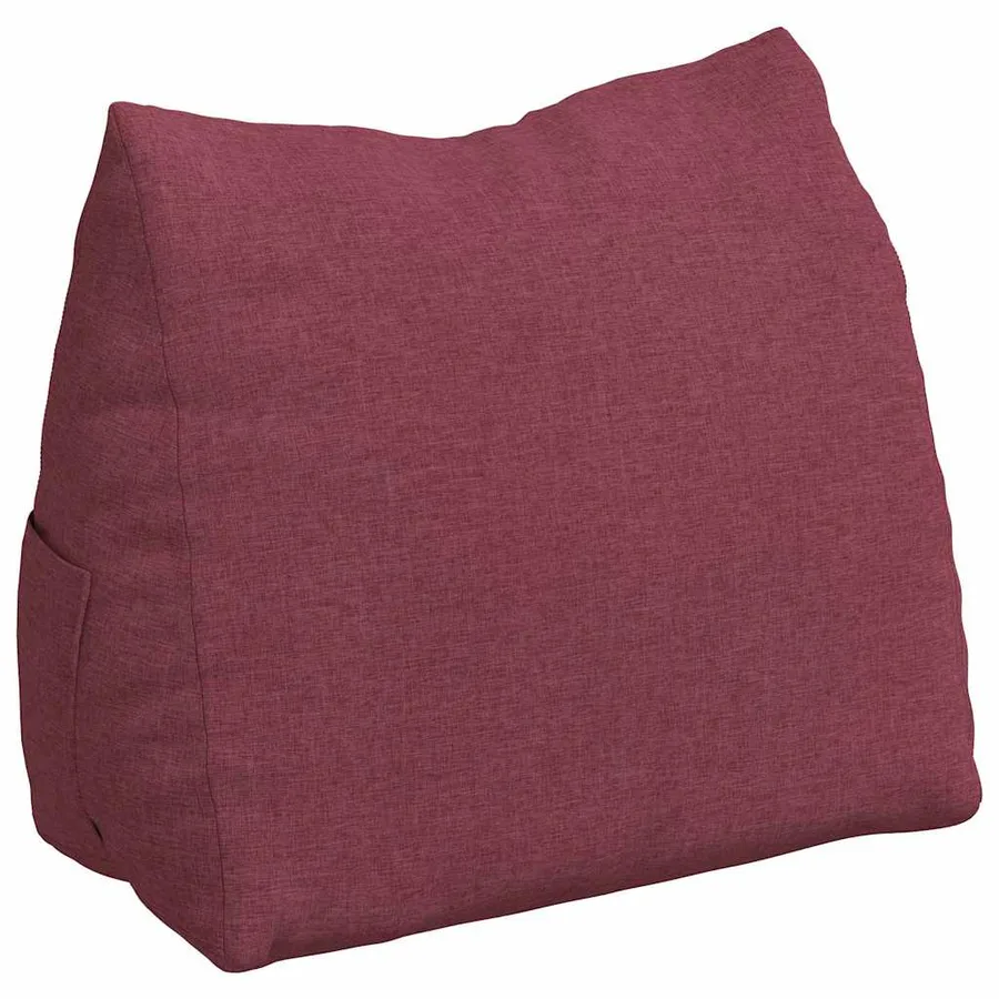 Coussin de Dos Bordeaux 60 x 20 x 50 cm tissu - 2