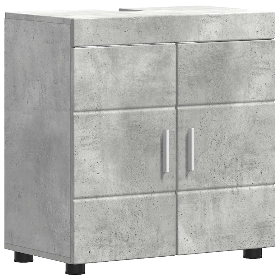 Ensemble d'armoire de salle de bain TULUM Gris béton - 2