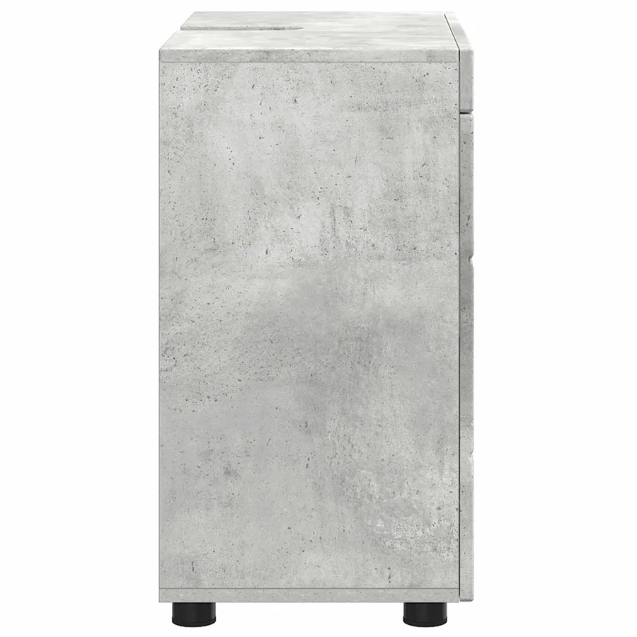 Ensemble d'armoire de salle de bain TULUM Gris béton - 6