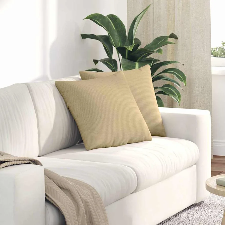 Coussins de canapé 2 pcs Vert gris 45 x 45 cm